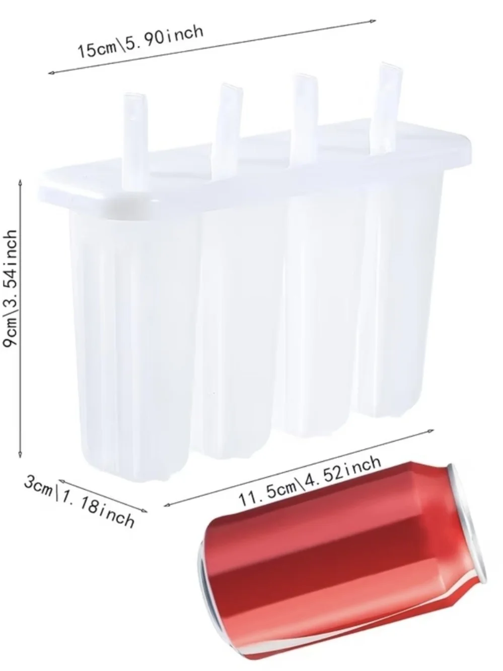 Fruit Ice Pop Mold Set in White - Home Kitchen